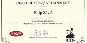 Certifikát LISHI